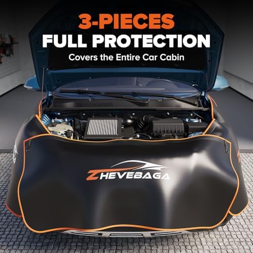 3 Pack Fender Covers for Mechanics, Magnetic Car Fender Protector Mats-XL - Image 4