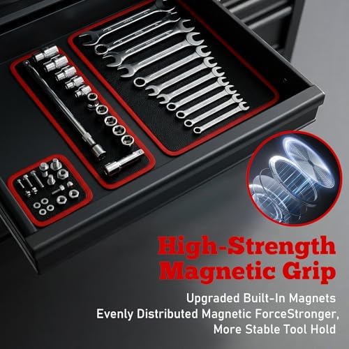 Qidejoy Magnetic Tool Mat 3PC, Parts Tray, Tool Holder Pad for Screws - Image 5