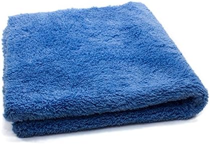 Autofiber Korean Plush Premium Edgeless Microfiber Detailing Towels - Pack of 10, Blue (16 inch x 16 inch) - Image 2