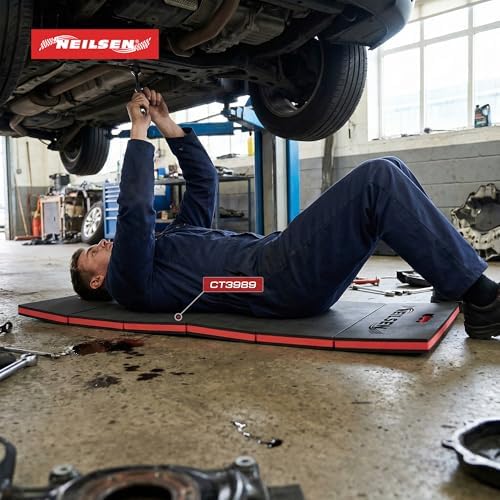 Neilsen Foldable Mechanics EVA Mat with Headrest | 3 in 1 | Lying Down | Kneeling | Sitting | CT3989, One Size - Image 2
