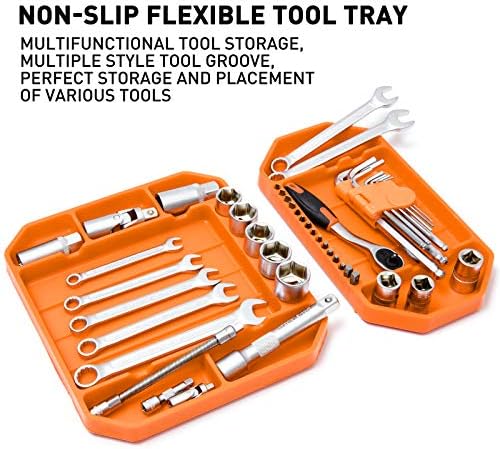 3pcs Large Non-Slip Flexible Silicone Tool Tray, Mechanic Tool Mat, Tool Organizer, Tool Storage, Tool Holder, Grip Mats, No Magnets, Christmas Day Gift for Men, Father’s Day Gift - Image 3