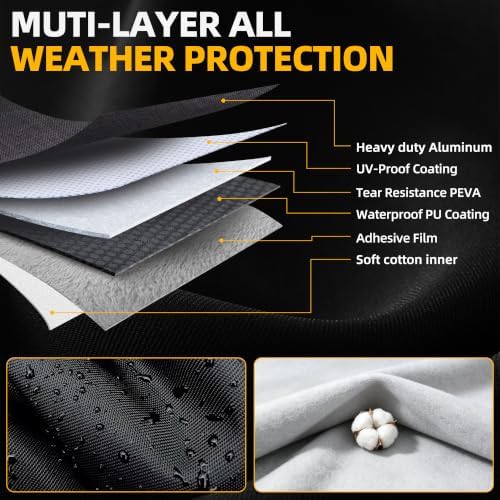10-Layer SUV Car Cover Waterproof All Weather with Soft Cotton - Image 3