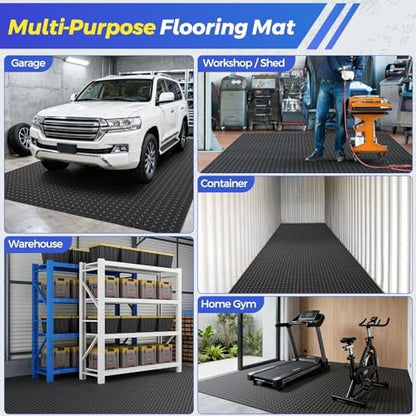 8.5x22 FT Heavy Duty Garage Floor Mat, 2.8mm Thickened Garage Flooring Roll - Image 6