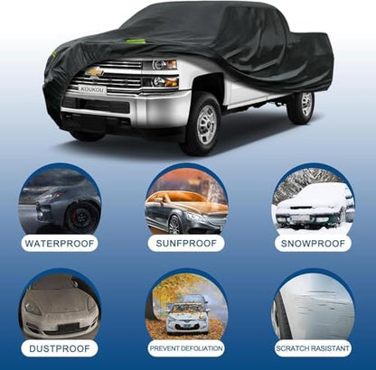 KouKou Waterproof Pickup Truck Cover All Weather, Fits 210-232 inch - Image 4