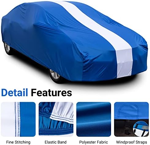 Favoto Dustproof Car Cover Indoor Sedan Cover Fit for 177-193‘’ - Image 3