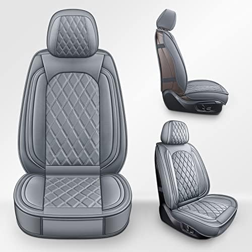 MIROZO Car Seat Covers Full Set,Leather Seat Cover for Sedan, Truck,SUV - Image 3