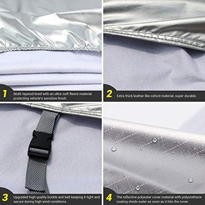 Tecoom Car Cover Waterproof All Weather Universal for 170-190 inches SUV - Image 3