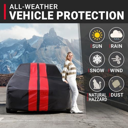 iCarCover Car Cover Waterproof All Weather for 1955-1958 Chieftain Wagon - Image 2