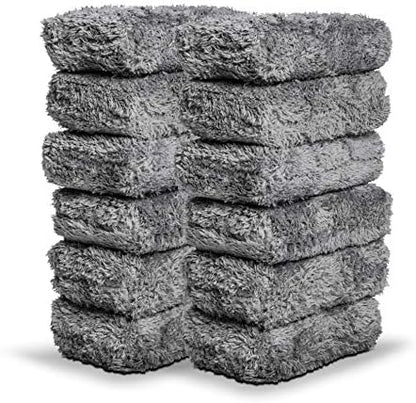 Adam's Polishes Plush Microfiber Applicator Pad (12 Pack) – Microfiber Sponge Car Detailing Applicators | Use with Ceramic Coating for Cars, Car Wax, Paint Sealants, Compound, Polish, Glazes & More by AdamsPolishes
