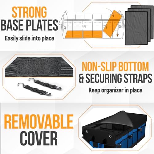FORTEM Trunk Organizer - Collapsible Car Organizer & Storage Bag for SUVs - Image 6