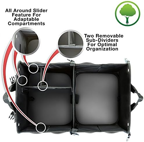 TRUNKCRATEPRO Save 15 per cent off bundle one regular grey organizer and one Extra Large Black trunk organizer - Image 6