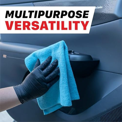 Maxshine Universal 40-Pack 16”x16” 400GSM Microfiber Cleaning Towels – Lint-Free & Ultra-Absorbent Car Detailing Towels – Scratch-Safe Multipurpose Cleaning Cloths for Garage & Home (40-Pack Multi) - Image 5