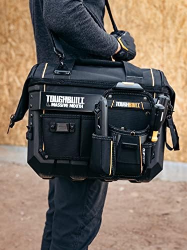 ToughBuilt ClipTech - 16" Massive Mouth Tool Bag, HardBody, TB-CT-62-16A - Image 2