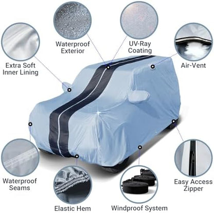 iCarCover SUV Car Cover Waterproof All Weather for 1997-2026 Expedition - Image 4