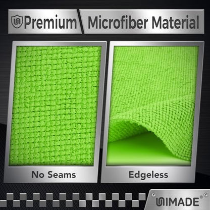 UNIMADE Microfiber Cleaning Cloth, 24 Pack Reusable Microfiber Towels - Image 2