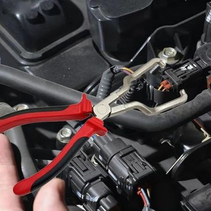 Professional Hose Clamp Kit, Hose Clamp Pliers, Oil Filter Pliers, Fuel Line Disconnecting & Dismounting Tool Set for Automotive Maintenance, For Coolant Radiator Heater - Image 2