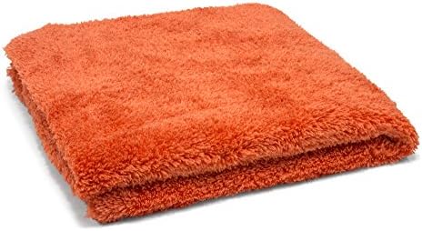 Autofiber Korean Plush Premium Edgeless Microfiber Detailing Towels - Pack of 10, Orange (16 inch x 16 inch) - Image 2