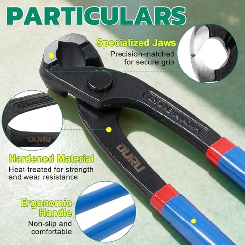 OURU 220PCS Single Ear Hose Clamps with Ear Clamp Plier, 5.3-33.1mm,12Sizes - Image 4