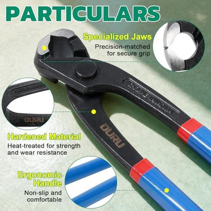 OURU 220PCS Single Ear Hose Clamps with Ear Clamp Plier, 5.3-33.1mm,12Sizes - Image 4