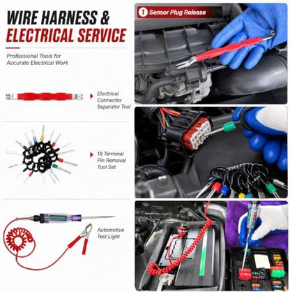 15PCS Automotive Electrical Disconnect Pliers Kit - Image 2