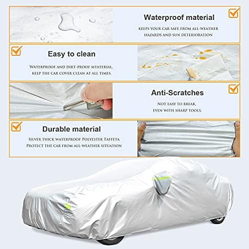 Car Covers Waterproof All Weather Snowproof Windproof - Image 6