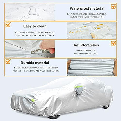 Car Covers Waterproof All Weather Snowproof Windproof - Image 6