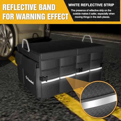K KNODEL Car Trunk Organizer, Black, Unisex, Automobiles - Image 5