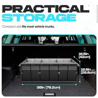 FORTEM Trunk Organizer - Foldable Car Organizer & Storage for SUVs & Trucks - Image 4