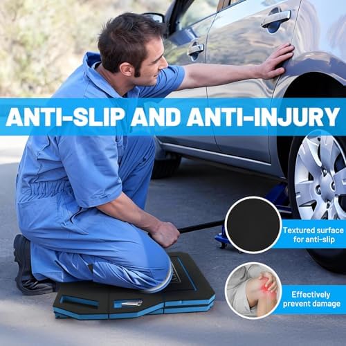 Foldable Mechanic Kneeling Pad,22.44" Wide EVA Foam Mat,1 Pack,Blue - Image 5