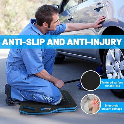 Foldable Mechanic Kneeling Pad,22.44" Wide EVA Foam Mat,1 Pack,Blue - Image 5