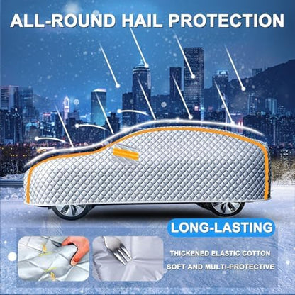 Full Car Covers for Dacia Sandero 3 Stepway,Thickened Hail-Proof Waterproof Sun-Proof and dustproof Cover Suitable for All Seasons - Image 3