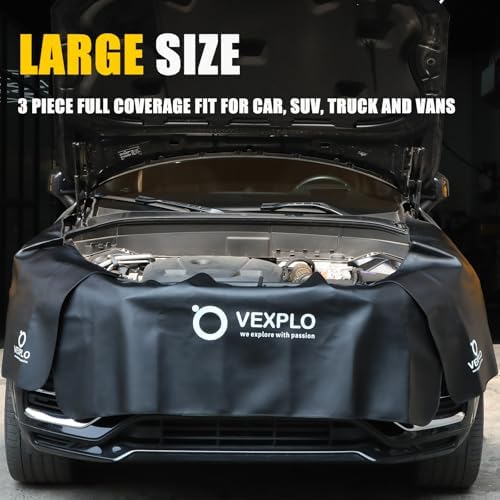 VEXPLO 3 Pcs Car Fender Protector, Magnetic Fender Covers for Mechanics - Image 2