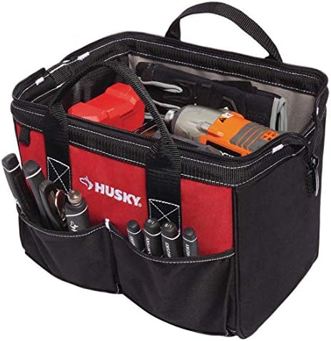 Husky 18 in., 15 in. and 12 in. Tool Bag Combo in Red - Image 4