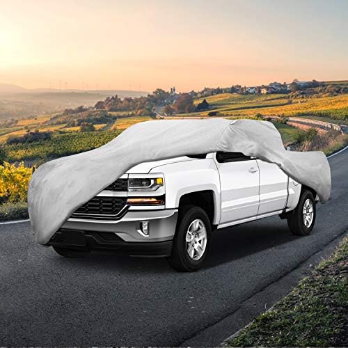 Truck Car Cover For Automobiles - Heavy Duty Waterproof All Weather Multi-Layer Outdoor Indoor Protection UV Sun Rain Snow Dust - Universal Fit For All Trucks Pickup Trucks - 264"(L) x 80"(W) x 69"(H) - Image 3