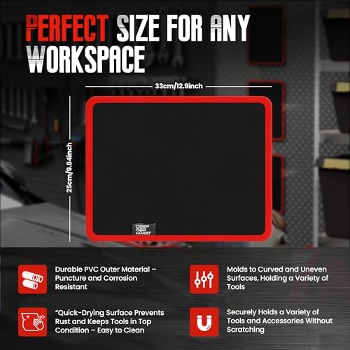 2 Pack Magnetic Tool Mat, 40 lbs Magnetic Tool Holder - Image 5
