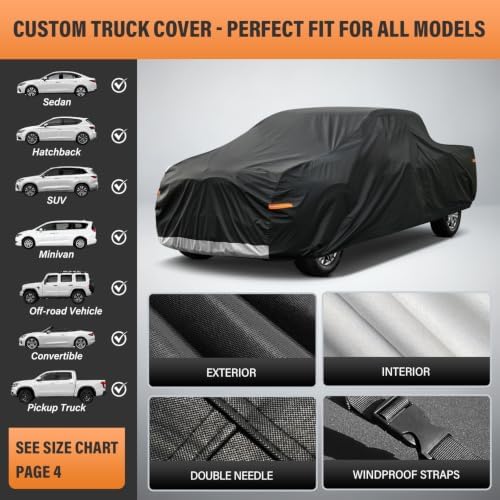 Kayme Truck Cover Waterproof All Weather - See Size Chart - Size T2 - Image 3