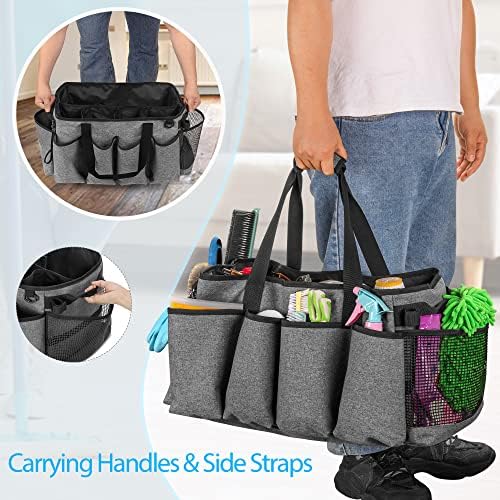 HODRANT Extra-Large Cleaning Caddy with Handles & Multi Pockets - Image 5