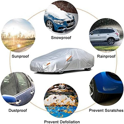 Kayme Sedan Car Cover Waterproof All Weather (186 to 193 Inch) - Image 4