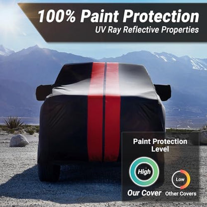 iCarCover Car Cover All Weather for 2000-2026 Frontier Crew Cab, 6.1 ft - Image 3