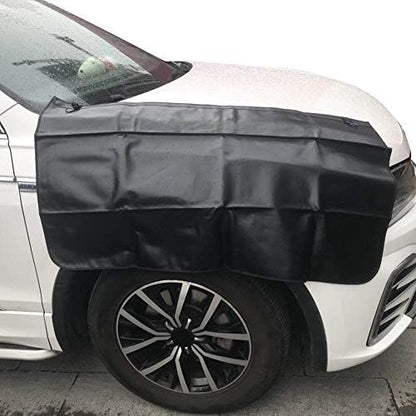 None / Brand Magnetic Fender Cover, Custom Personalized Fender Covers Magnetic Mat Pad with Hooks for Mechanics, Automotive Mechanic Work Mat for Repair PU Leather Protective Car Mat - Image 7