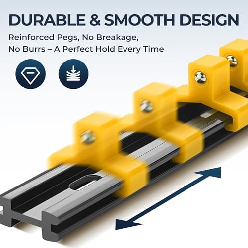 Reniteco 9-Pack Socket Organizer Set, 1/4" x 48 3/8" x 45 1/2" x 36 Clips - Image 3