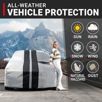 iCarCover Car Cover Waterproof All Weather for 1988-1993 Lemans Sedan - Image 2