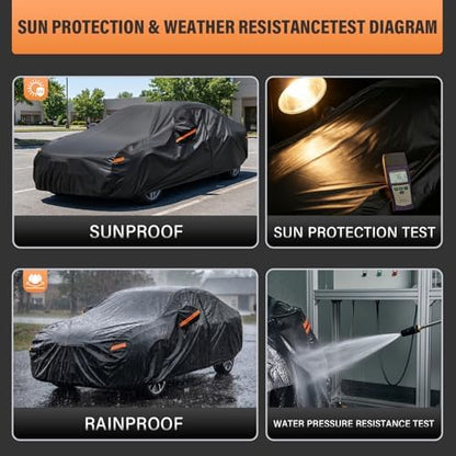 Kayme SUV Car Cover Waterproof All Weather - See Size Chart - Size S3 - Image 2