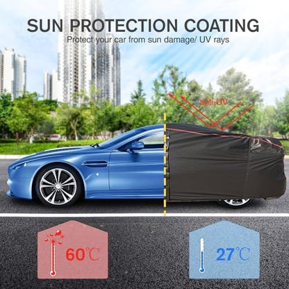 Car Cover Waterproof All Weather for Sedan (190-195 inch) - Image 6