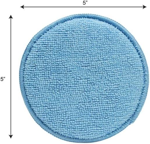 Leather CPR Microfiber Applicator Sponge, Round Lint-Free Pad - Image 3