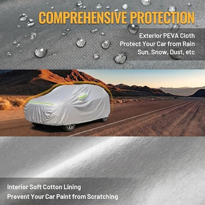 Favoto Car Cover Waterproof All Weather Windproof for SUV 188-198 Inches - Image 3
