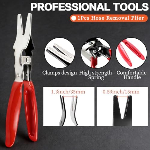324Pcs Spring Hose Clamps Assortment Kit 23size 6-38mm with Swivel Flat Hose Clamps Plier, Black 65Mn Spring Steel Hose Clamp for Fuel Line,Silicone Vacuum Hose,Water Pipe,Automotive - Image 6