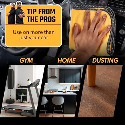 Chemical Guys, Professional Microfiber Towels, 16 x 16 in, Gold, 24 Pack - Image 4