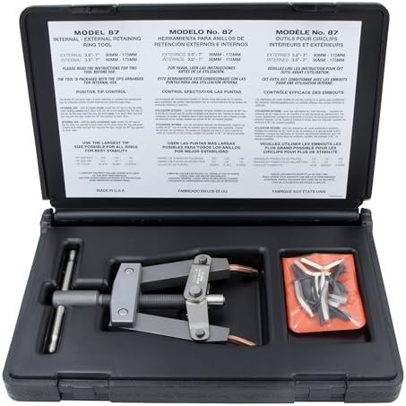 A & E Hand Tools Lang Tools 87 Heavy Duty Pliers with Tip Kit, Silver - Image 3