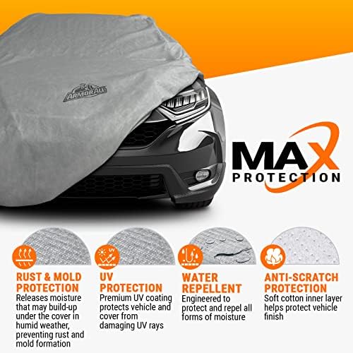 Armor All Car Cover Waterproof All Weather Heavy Duty SUV or CUV up to186 - Image 3